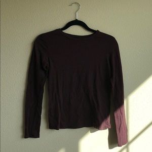American Eagle Maroon Long Sleeve shirt never worn